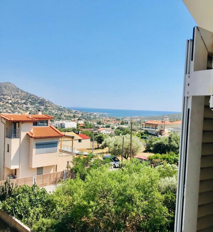 Beautiful Maisonette With A View To The Mountains And The Sea Αγία Μαρίνα Εξωτερικό φωτογραφία