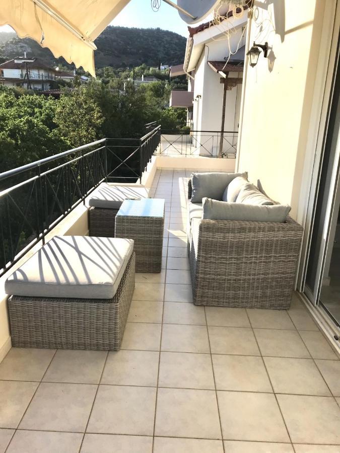 Beautiful Maisonette With A View To The Mountains And The Sea Αγία Μαρίνα Εξωτερικό φωτογραφία