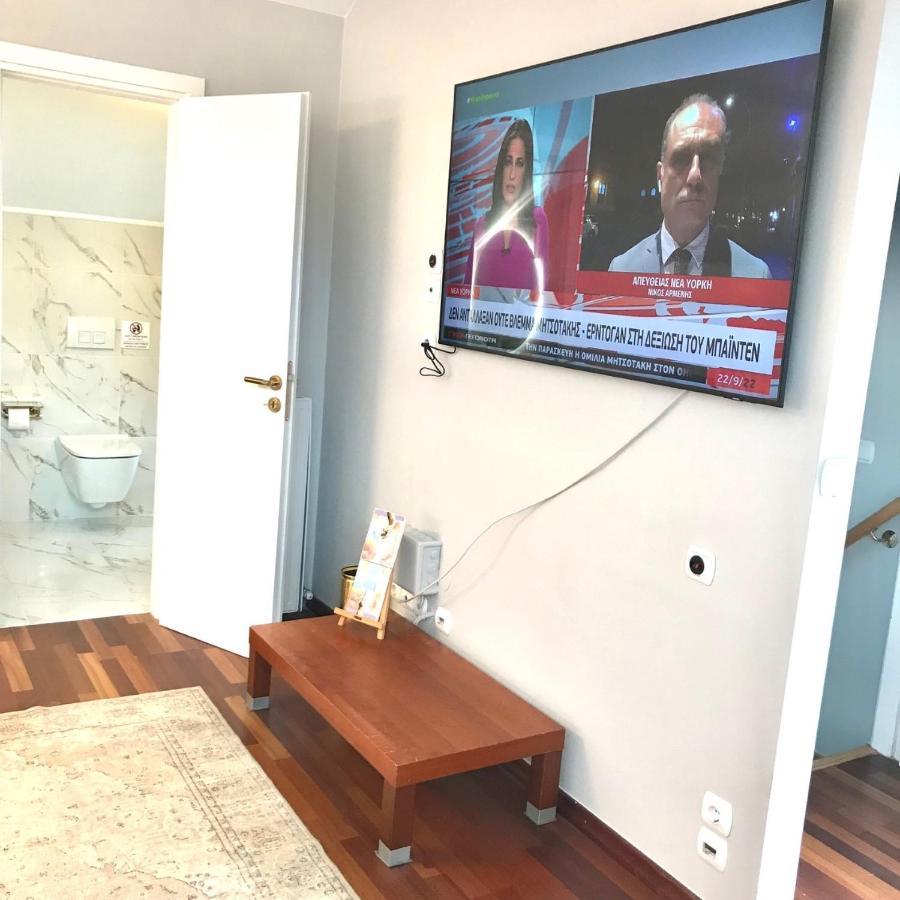 Beautiful Maisonette With A View To The Mountains And The Sea Αγία Μαρίνα Εξωτερικό φωτογραφία