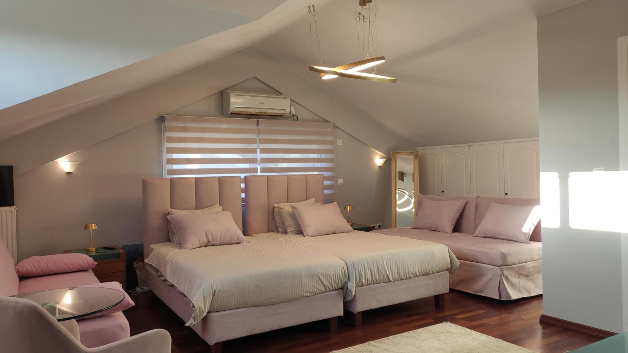 Beautiful Maisonette With A View To The Mountains And The Sea Αγία Μαρίνα Εξωτερικό φωτογραφία