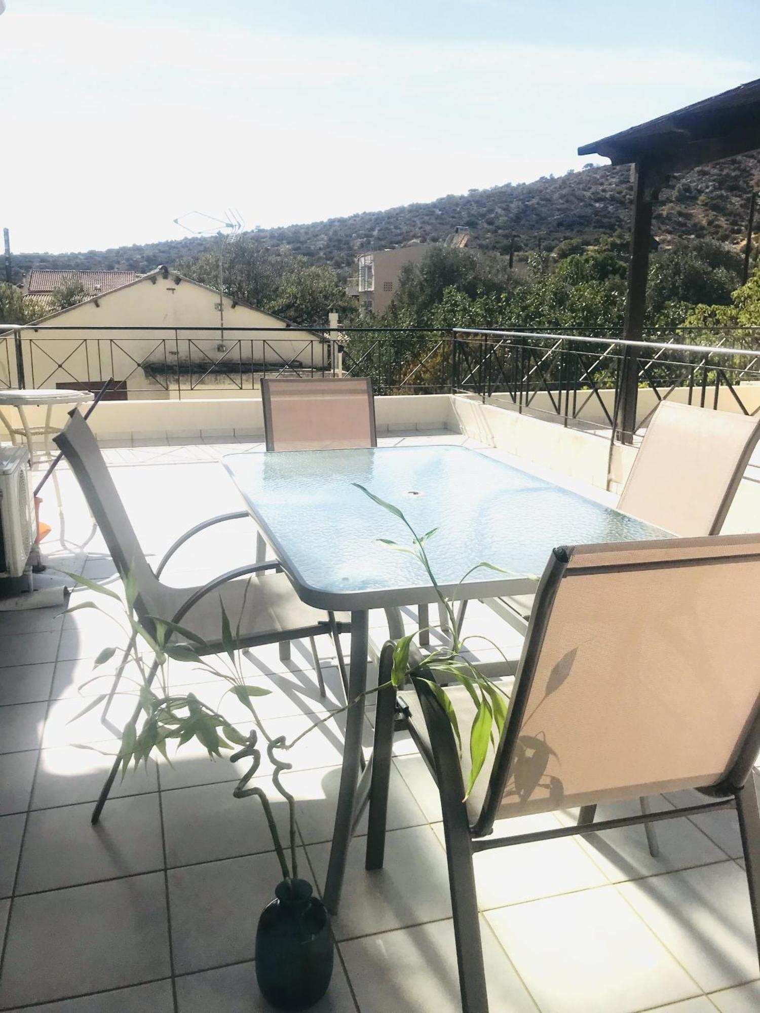 Beautiful Maisonette With A View To The Mountains And The Sea Αγία Μαρίνα Εξωτερικό φωτογραφία